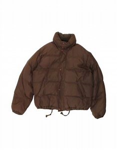 Vintage Armani Jeans Hooded Padded Jacket UK 40 Large In Brown | ASOS