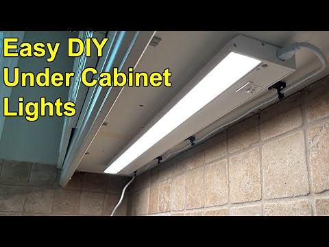 Plug-in Under Cabinet Lights; Easy Installation – No Electrical; Brightness & Color Options