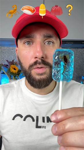 The weirdest food I’ve ever tried 🤯 Would you try this?#weirdfood #shorts