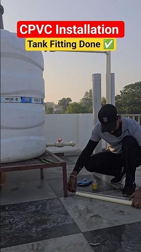 How I Installed a Water Tank with CPVC Pipes | Easy Plumbing Trick #plumber