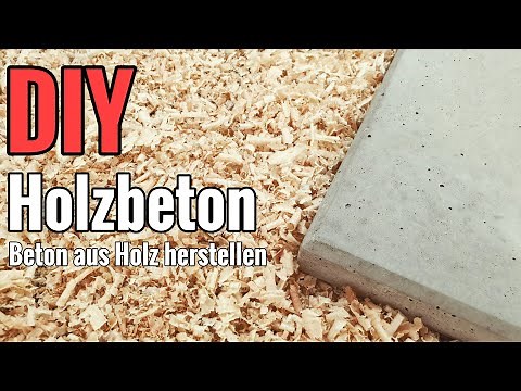 Tutorial: Making concrete from wood / An innovative building material of the future?