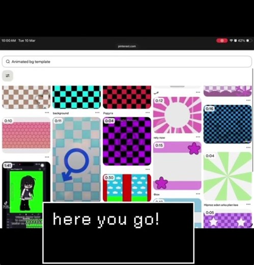 how to get free background templates (animated)