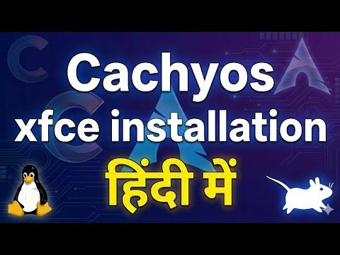 CachyOS xfce installation