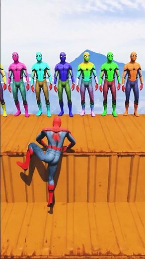 GTA 5 Epic Water Ragdolls Spiderman Jump/Fails Ep 23 #shorts