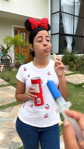 Gaby Got Injection, Then mouth on fire 🥵😂 #shorts #funnyshorts #funnyvideo