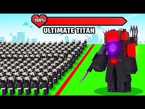 1000 CAMERAMEN *VS* 1 UPGRADED TITAN TV MAN