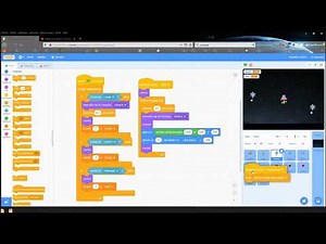 05 Scratch 3 Space Invaders Game over et relance