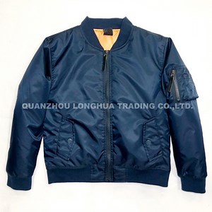 [Hot Item] Men Boy Jacket Nylon Flight Bomber Padding Coat Fashion Winter Clothes