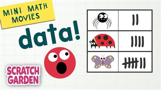 Data! | Mini Math Movies | Scratch Garden
