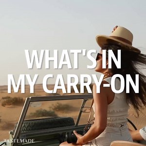 26K views · 67 reactions | What does travel filmmaker Taylor O'Sullivan keep in her carry-on? Watch to find out! You might just pick up a tip or two before your next flight. | Tastemade Travel | Facebook