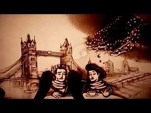 Sand art specially for "The Sunday Times" by Kseniya Simonova from AGT Champions