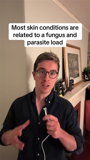 The eradication of skin issues sometimes requires fungus and parasite cleansing but this usually isn’t the best first step. Addressing thyroid and adrenal function, reducing leaky gut and systemic detox of metals and chemicals helps to shift the terrain which is keeping the critters thriving the in the first place #parasites #candida #candidacleanse #eczema #acne #dermatitis #dandruff