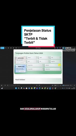 PENJELASAN STATUS SKTP “Terbit & Tidak Terbit” | Jangan Panik Ini Penjelasannya #TPG #SKTP #InfoGTK #dapodik #sertifikasiguru