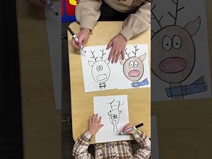 Here’s my full directed drawing lesson for Rudolph and exactly how I guide each step