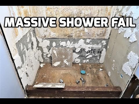 House FLIP Gone Wrong Massive Shower Fail