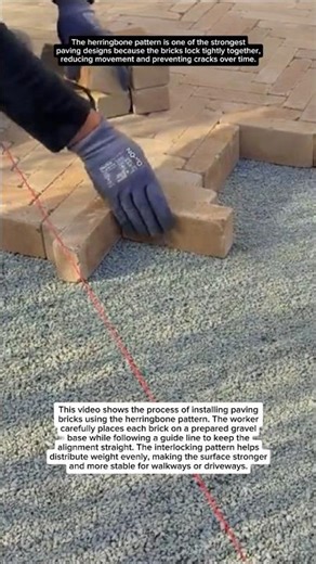 Perfect Herringbone Brick Installation Technique