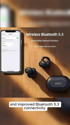 Lightweight Bluetooth Headphones with IPX5 Waterproof & Mic