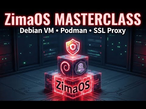 🛠️ ZimaOS Virtualisierung: Von der ISO zum sicheren Proxy (Debian + Podman) 🌐