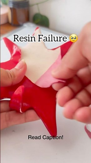 Resin Peeling Off Clay? 😭 Here’s How I Fixed It! #shorts #resinart #clay #airdryclay #epoxy