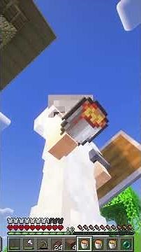 Lava Graben als Verteidigung #minecraft #caravas #bossfight