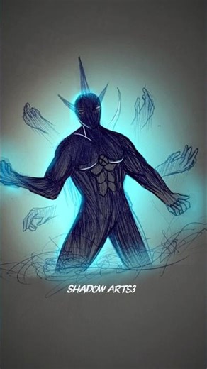 👀 ALIEN X FROM BEN 10 X #shadowarts3 #shorts #glowart