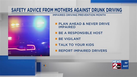 Tips during Impaired Driving Prevention Month