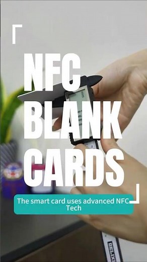 The smart card uses advanced NFC Tech #rfidcard #nfccard #nfc