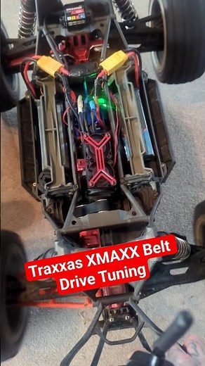 Watch Me Tune The Belt Drive On My Traxxas Xmaxx RC!