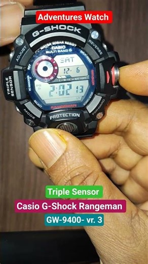 CASIO G-Shock GW-9400 Rangeman series Triple Sensor Adventures Watch