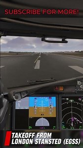 👉 Smooth Takeoff 🌤️ London Stansted (EGSS)