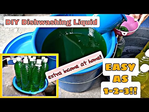 EASY AS 1-2-3!!How to make dishwashing liquid for business 2022 |income at home | Pinay Mom in Pinas
