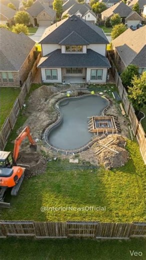 Freeform Tropical Pool.