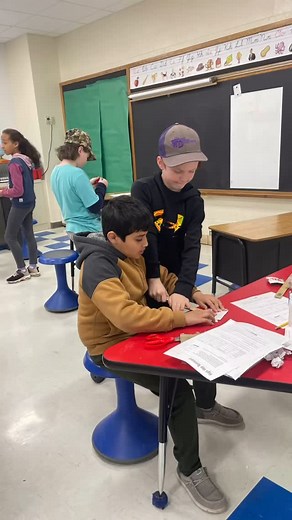 Students made Hopper Poppers when learning about forces! They even experimented with ways to make them hop higher by changing up the design! Hops Pops = Learning that jumps out! #LifeAtThe803 | Wheaton Area Schools District #803