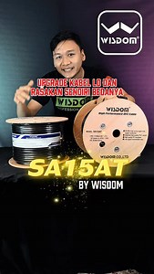17 reactions | UPGRADE KABEL LO DAN RASAKAN SENDIRI BEDANYA - REVIEW KABEL SPEAKER TERBARU WISDOM ✅SA15AT High Purity Oxygen-free Copper Conductor High Quality PF Insulation Low Signal Transmission Loss Length : 100 meter Material : Copper (2 × 1.5 mm) Model : Duo core wire, OD 8.0 mm / Black Gauge : (185 / 0.09 mm BC × 2Ti) = 2.5 mm² × 2c (PVC / 75P) #wisdomproaudio #wisdomcable | Wisdom Pro Audio | Facebook