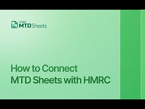 How to Connect MTD Sheets with HMRC