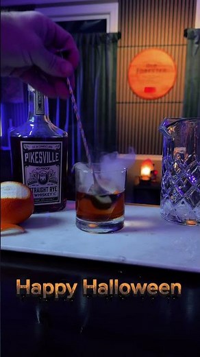 Smoked Old Fashioned Before the Haunt