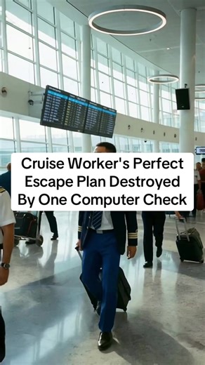 Cruise Worker's Perfect Escape Plan Destroyed By One Computer Check cruise ship crew arrested at boarding, wanted criminal caught cruise terminal, robbery warrant cruise worker Germany, Bremerhaven police arrest crew member, Disney Adventure departure detention, cruise employee background check failure, fugitive caught boarding ship, cruise terminal security arrest #cruisenews #cruisesafety #cruiseindustry #disneycruise #lawenforcement