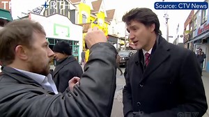 In a year end interview with CTV News in Toronto, Prime Minister Justin Trudeau abruptly leaves the interview to have a conversation with someone after they mention participating in last year’s Freedom Convoy. | Juno News