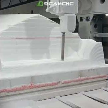 5 Axis CNC Router | Complex Foam Boat Mold Surface