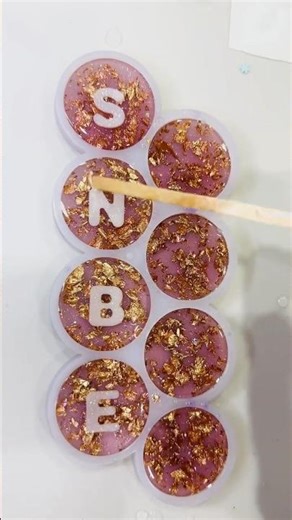 (Part2) Purple&gold foil style keychain #epoxy #diy #handmade #amazing #shorts #fyp #subscribe