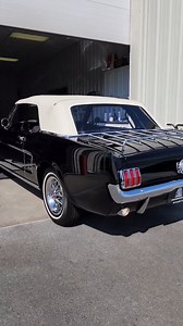 2.8K views · 3.7K reactions | Raven Black 1966 Ford Mustang Convertible with factory air conditioning freshly detailed and ready for photos! Stay tuned. #Ford #mustang #fordmustang #classiccar #musclecar | MS Classic Cars | Facebook