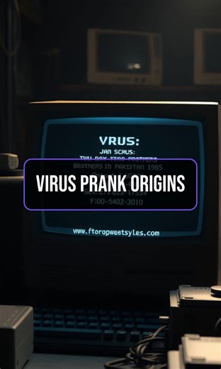 The first virus was a joke? #cybersecurity #techhistory #funfact