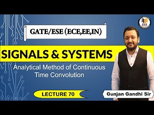 #70 Analytical Method of Continuous Time Convolution | Signals and Systems
