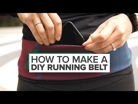 How to make a DIY running belt