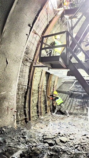 Insane Tunnel Construction Work! #shorts