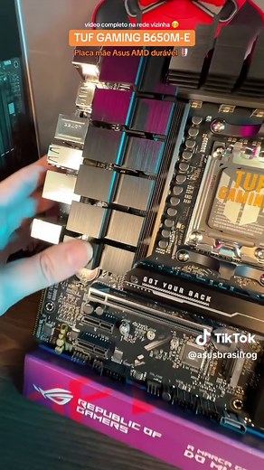 Placa Mãe Asus TUF Gaming B650M-E: Potência e Durabilidade