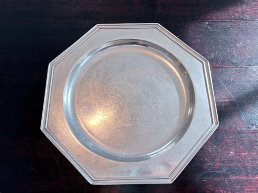 Vintage Wilton Armetale Dinner Plates | Pewter-look, Set of 4 - Etsy