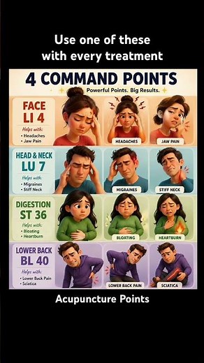 The 4 BEST Acupuncture Points!