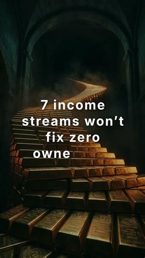 7 Income Streams Still Won’t Make You Rich #WealthCipher #MoneyTruth #Hidden