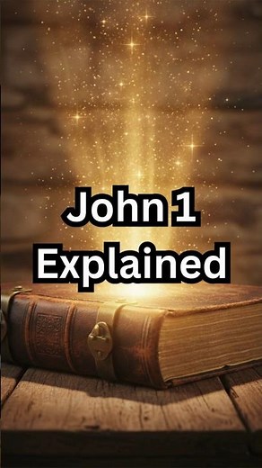 Gospel of John Chapter 1 Explained in 30 Seconds | Bible Made Simple 1